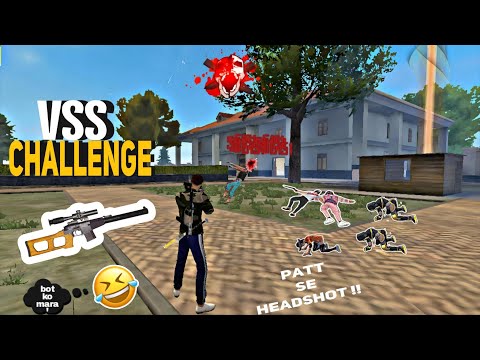 22 kill 👿VSS Headshot Machine 💪🏻 Only VSS Challenge full gameplay⚡free fire🔥 ⁨@chhoterajagaming