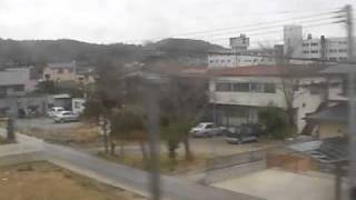 preview picture of video 'Kesennuma Line Window View from Approching Shizukawa Sta. to Rikuzen Tokura.'