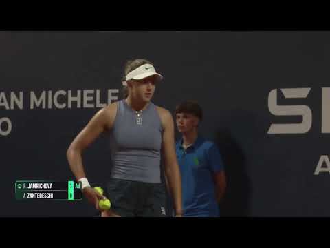 Renata Jamrichova [Q] (SVK) vs Aurora Zantedeschi [LL] (ITA) // 6-1 6-1 // W125 Palermo // 1st Round