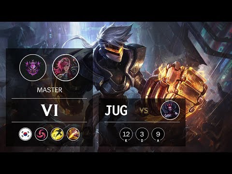 Vi Jungle vs Elise - KR Master Patch 9.21