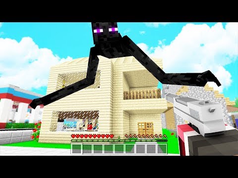 MUTANT ENDERMAN EVİME SALDIRDI! 😱 - Minecraft