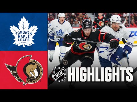 NHL Preseason Highlights | Maple Leafs vs. Senators | September 21, 2025