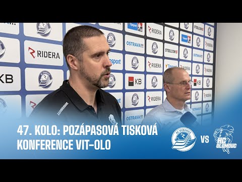 OHLASY TRENÉRŮ | 47. kolo TELH - HC VÍTKOVICE RIDERA - HC Olomouc