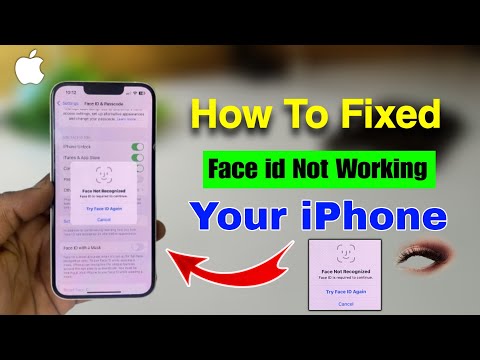 how to fix face id not working on iphone | iphone face id not working problem | face id problem ios