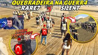 QUEBRADEIRA NA GUERR4! | RARE7 X SILENT | TRETA E LOIRIN TOMOU PD? - BKINHO RP CLIP'S