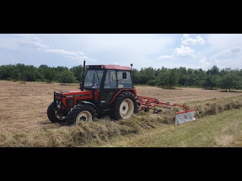 Zetor 7340 Turbo + Kuhn Kreiselschwader
