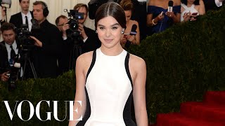 Hailee Steinfeld with Prabal Gurung at the Met Gala 2014 - The Dresses of Charles James - Vogue video