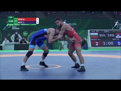 1/8 FS - 57 kg: M. NAIM (BUL) v. S. MICIC (SRB)