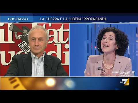 Otto e Mezzo la7 -  La guerra e la libera propaganda