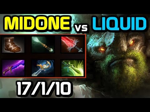 Destroyed Team Liquid - Midone Tiny full game vs Liquid - Dreamleague 9 Upper Bracket Finals