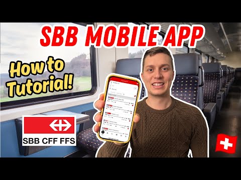 SWISS TRAIN TRAVEL MADE EASY: SBB Mobile App Tutorial & Step-by-Step Guide!
