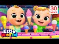 Ice Cream Song With Nina And Nico More Kids Songs Nursery Rhymes By Little World