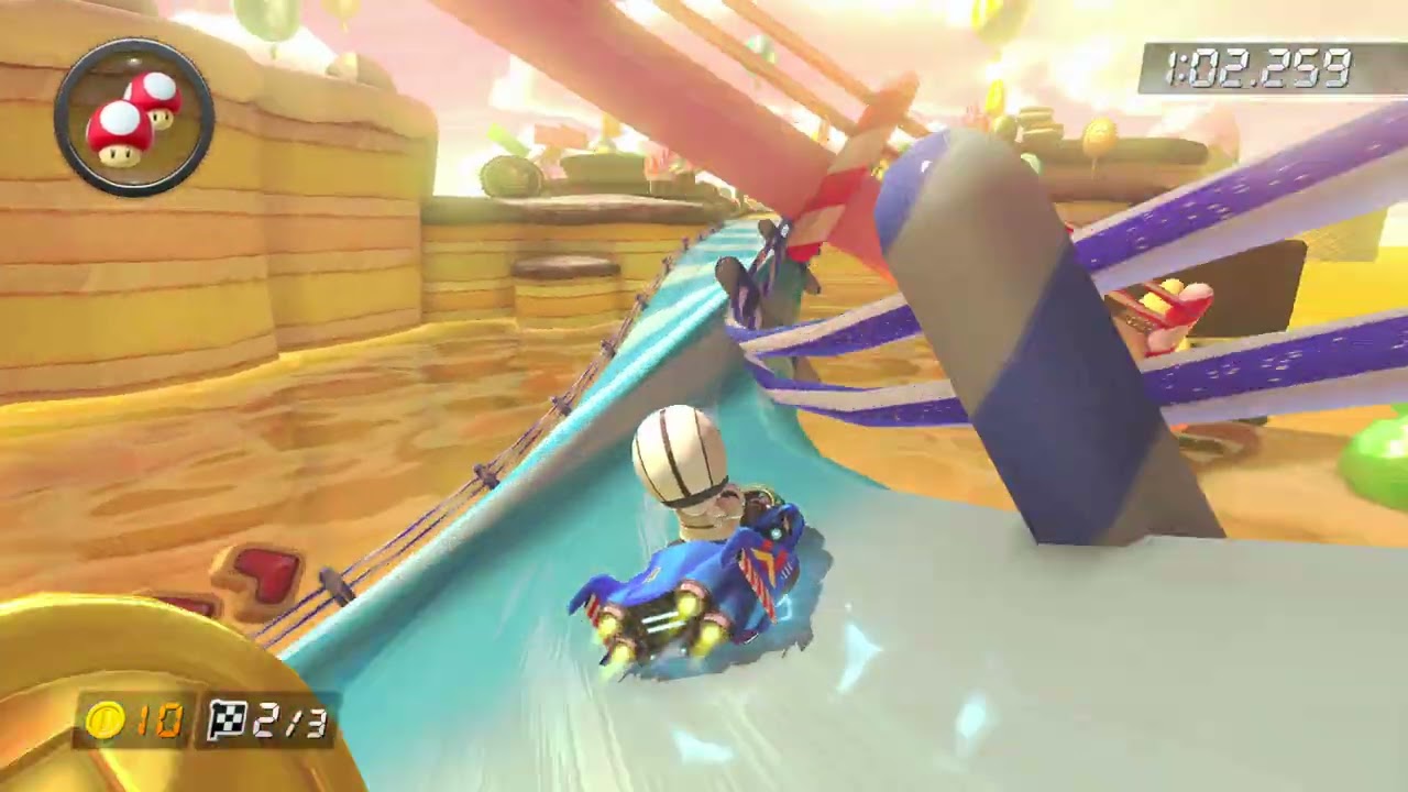 Sweet Sweet Canyon - 1:47.495 - しらぬい (Mario Kart 8 World Record)