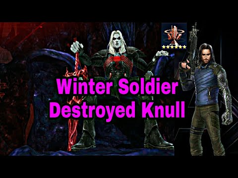 How To Clear Knull With Winter Soldier | Bucky Can Solo Knull? - Marvel Future Fight
