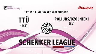 preview picture of video 'TTÜ vs Poliurs/Ozolnieki - Schenker liiga 2013/14'