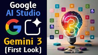 NEW Google AI Studio Gemini 3 Pro ✨ First Look & App Building Test
