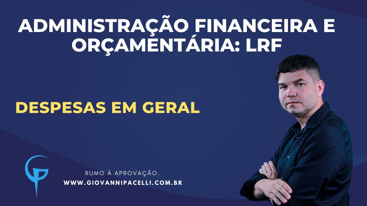 LRF: despesas em geral