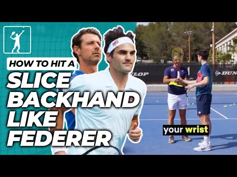 Key Steps to Master a SLICE BACKHAND like Roger Federer