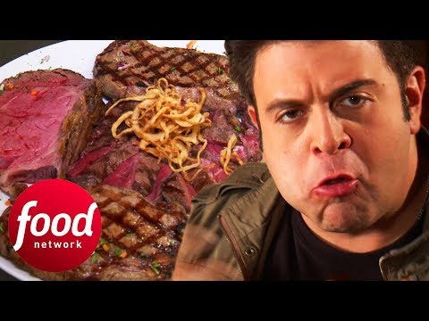 The 74 Ounce Great Steak Challenge Is An Absolute Monster! | Man v Food