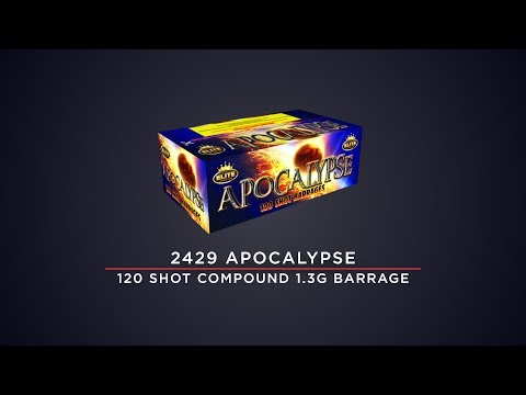 Bright Star Fireworks - 2429 Apocalypse 120 Shot Compound 1.3G Barrage