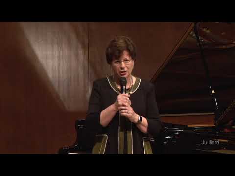 Introduction by Veda Kaplinsky | Juilliard Murray Perahia Piano Master Class