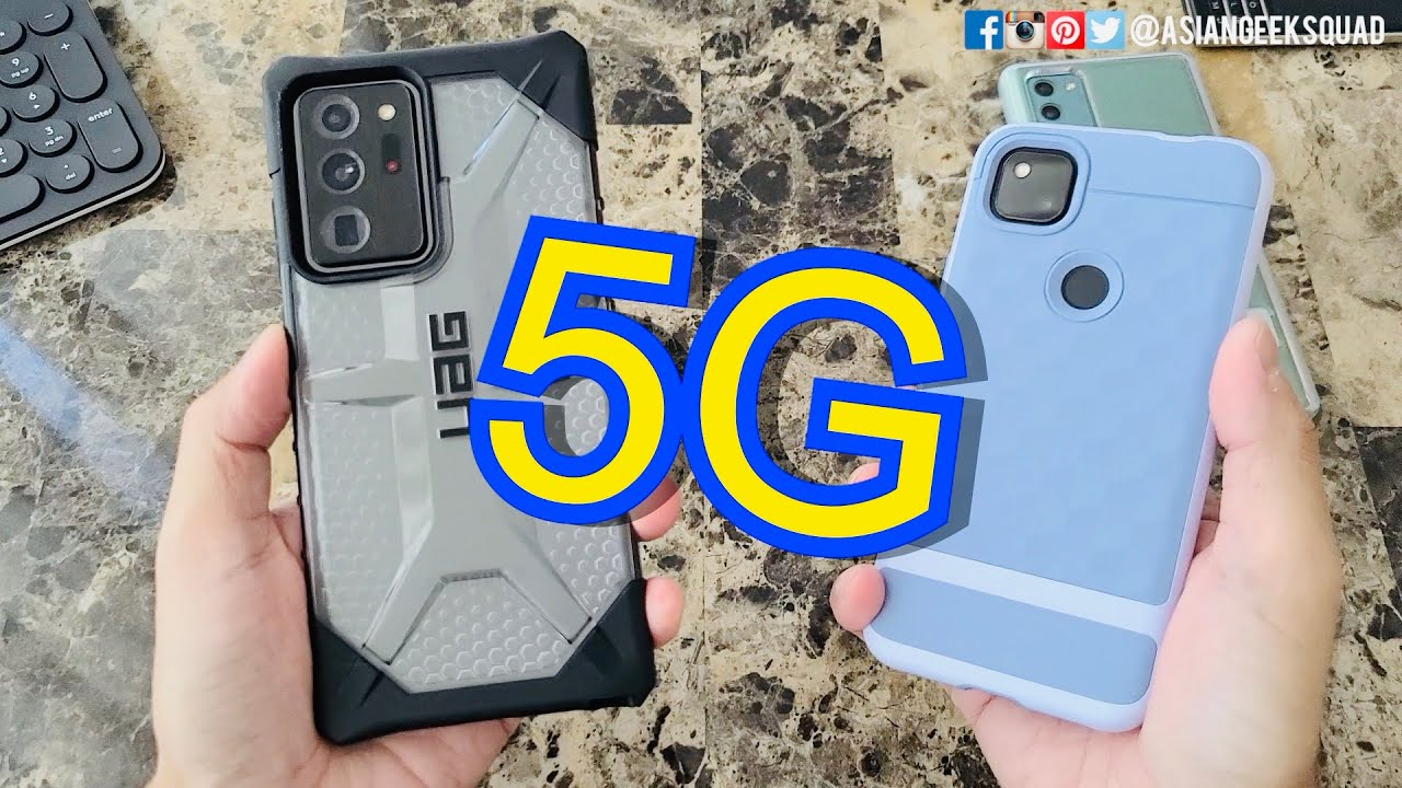 Samsung Galaxy Note 20 Ultra vs Pixel 4a - T-Mobile 5G Speed Test