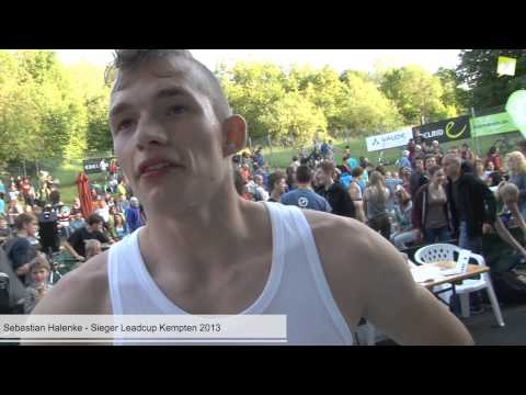 Leadcup in Kempten 2013: Interview mit Sebastian Halenke