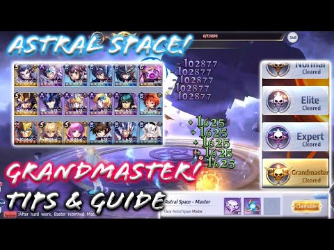 Saint Seiya: Awakening - Astral Space Grandmaster / Master All Stage Clear Full Guide!