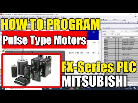 How to Program Pulse Type Motor in FX-Series PLC Mitsubishi | Automation Paradise