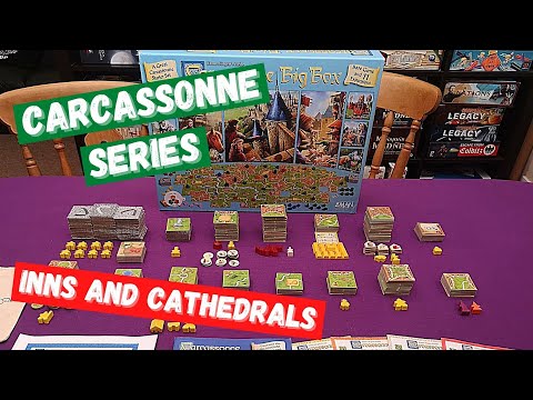 Carcassonne Inns and Cathedrals: How to playthrough - All Around The Board