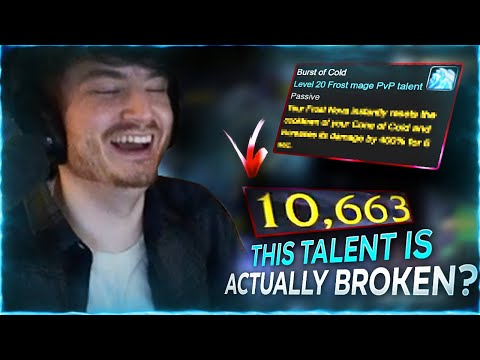 Frost mages can "oneshot" with this insane Talent! (Burst of Cold)