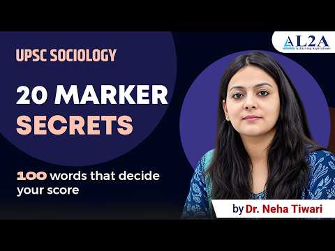 20 Marker Answer Writing SECRET Nobody Tells You | UPSC Sociology | L2A IAS video thumbnail