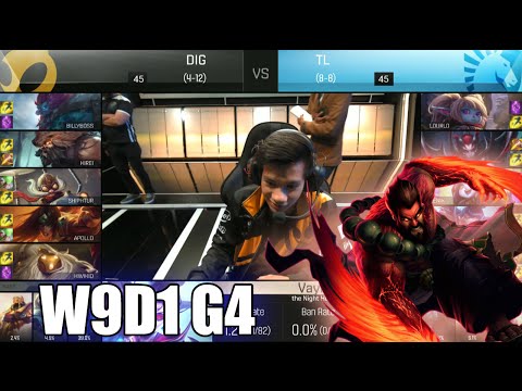 Dignitas vs Team Liquid | Week 9 Day 1 S6 NA LCS Spring 2016 | DIG vs TL G2 W9D1 1080p