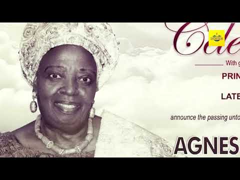 Community Bids Farewell to Beloved Madam Agnes Adewunmi Modupe in Heartfelt Ceremonies