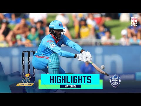 Betway SA20 | Match 28 Highlights | MI Cape Town v Pretoria Capitals