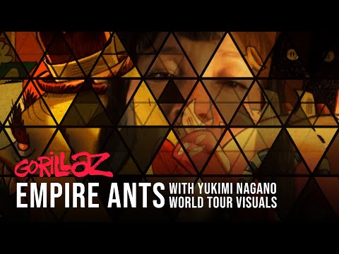 Gorillaz - Empire Ants ft. Little Dragon (World Tour) Visuals with Yukimi Nagano