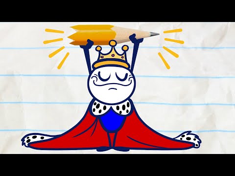 Turn That Crown Upside Down | Pencilmation Cartoons!