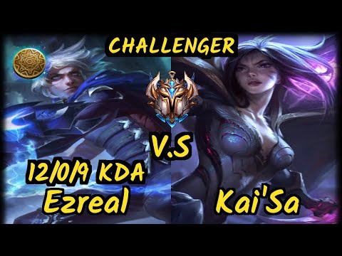PNG Matsu (EZREAL) vs KAI'SA - 12/0/9 KDA BOTTOM ADC CHALLENGER GAMEPLAY - BR