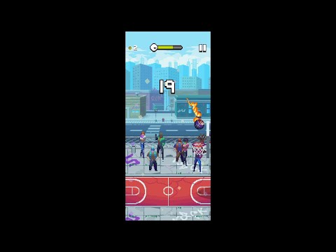 Bouncy Hoops (by Noodlecake Studios) - free offline arcade game for Android and iOS - gameplay. - YouTube