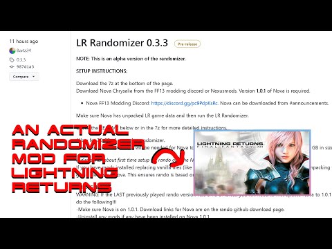 I found an actual randomizer mod for Lightning Returns: Final Fantasy XIII
