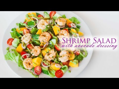 Shrimp Salad with Avocado Dressing