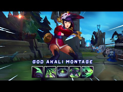 Yamikaze Montage - Best MID Akali Talon,Qiyana