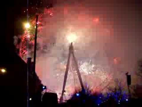 New Years Eve 2007 Fireworks from the London Eye