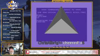 Sprite Castle Plays Impossible Mission 1 and 2 (C64)