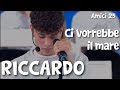 RICCARDO - Ci vorrebbe il mare (Audio e testo) | Amici 25 cover