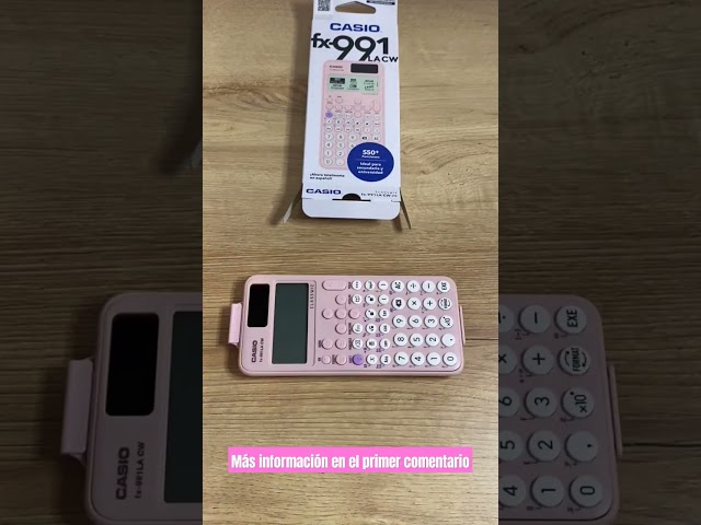 Vídeo relacionado con CASIO SL-1000SC-PK - Calculadora, 0.9 x 7.1 x 12 cm, color rosa