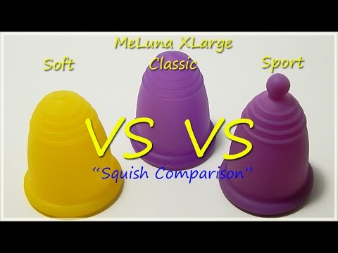 MeLuna Soft, Classic, and Sport XL "Squish" - Menstrual Cups
