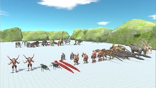 Boss unit VS 2 Third unit Tournament  - Animal Revolt Battle Simulator