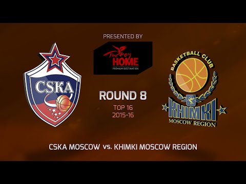 Highlights: Top 16, Round 8, CSKA Moscow 108-98 Khimki Moscow Region