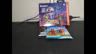 ASMR| UNBOXING MTG PACKS FROM TEMU + TMNT COLLECTOR BOOSTER